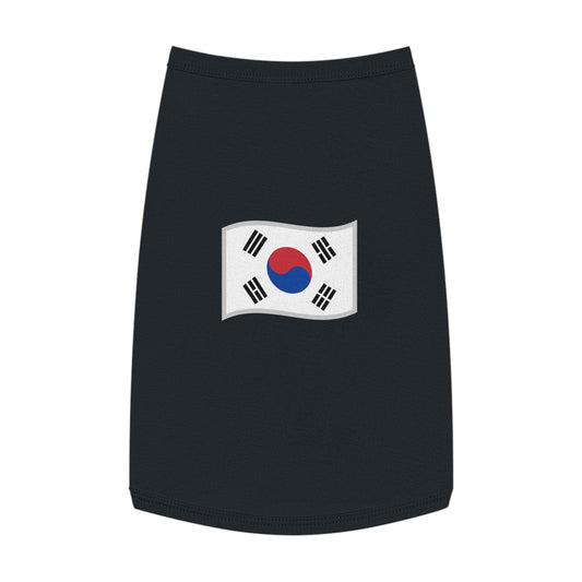 SOUTH KOREA FLAG EMOJI DOG T-SHIRT