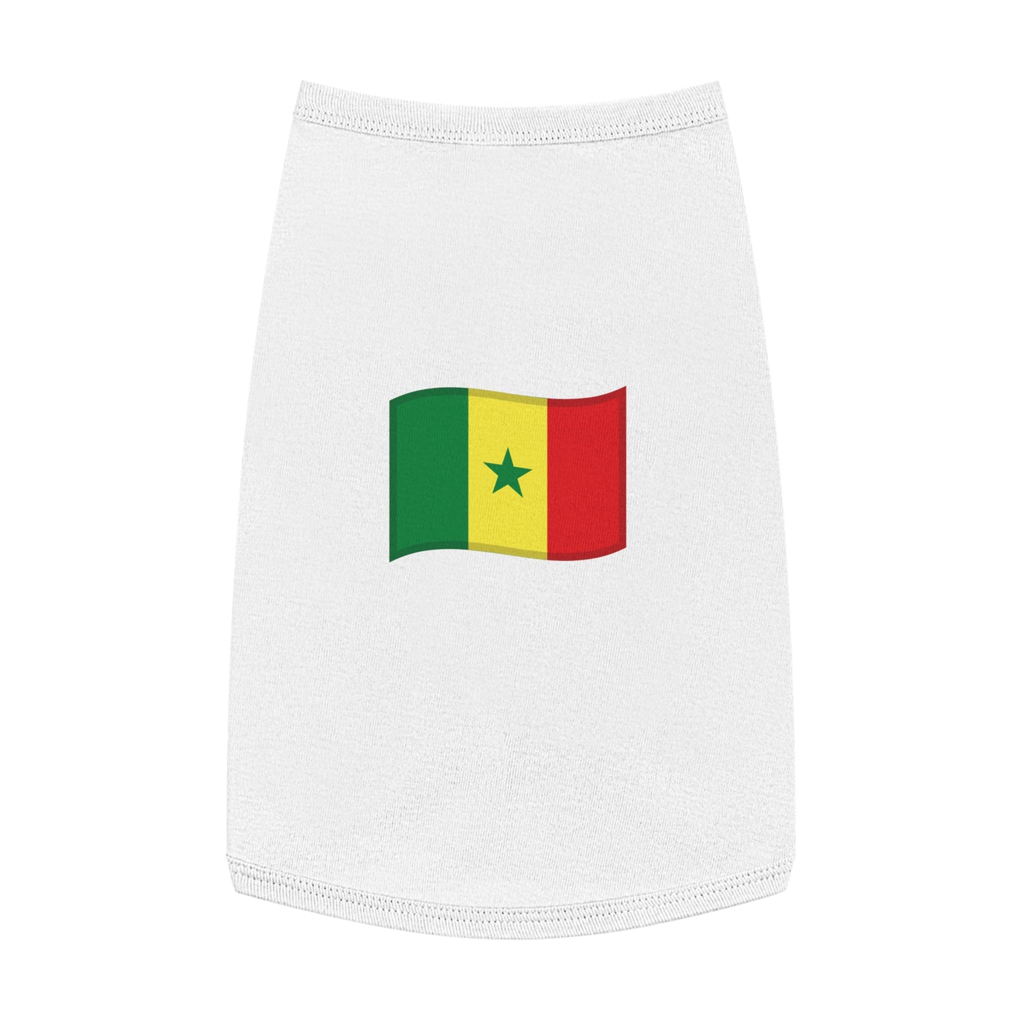 SENEGAL FLAG EMOJI DOG T-SHIRT