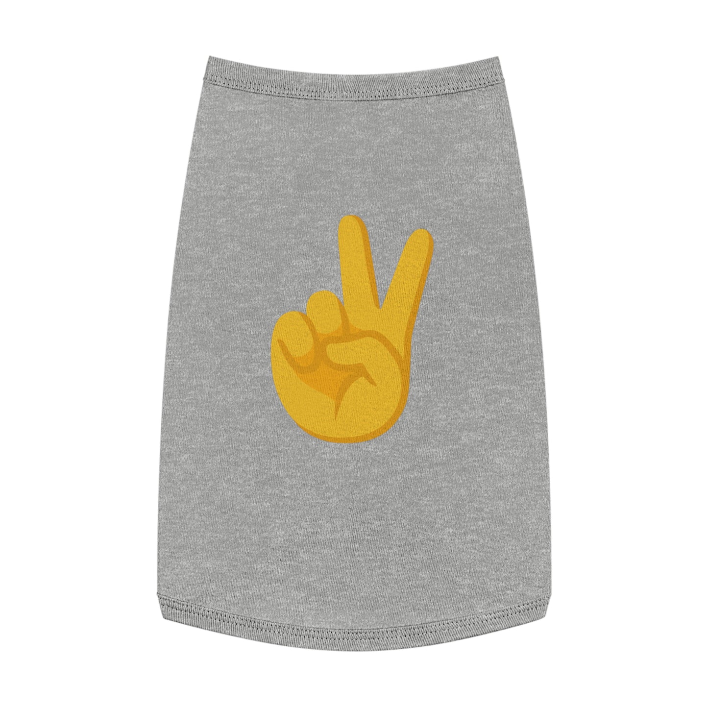 PEACE EMOJI DOG T-SHIRT