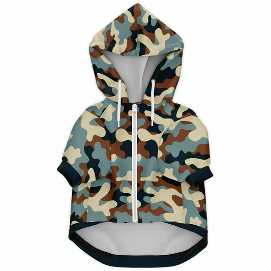 OCEAN-DESERT CAMO DOG HOODIE