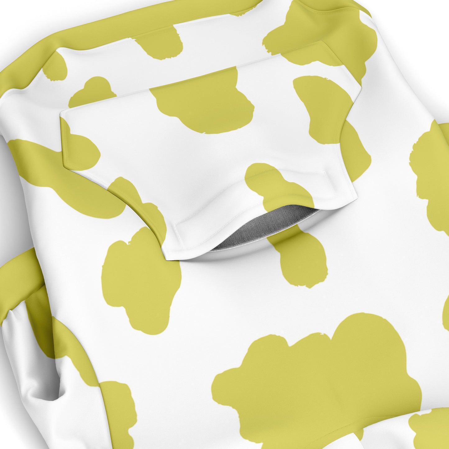 Pocket preview of Apple Cow dog hoodie.