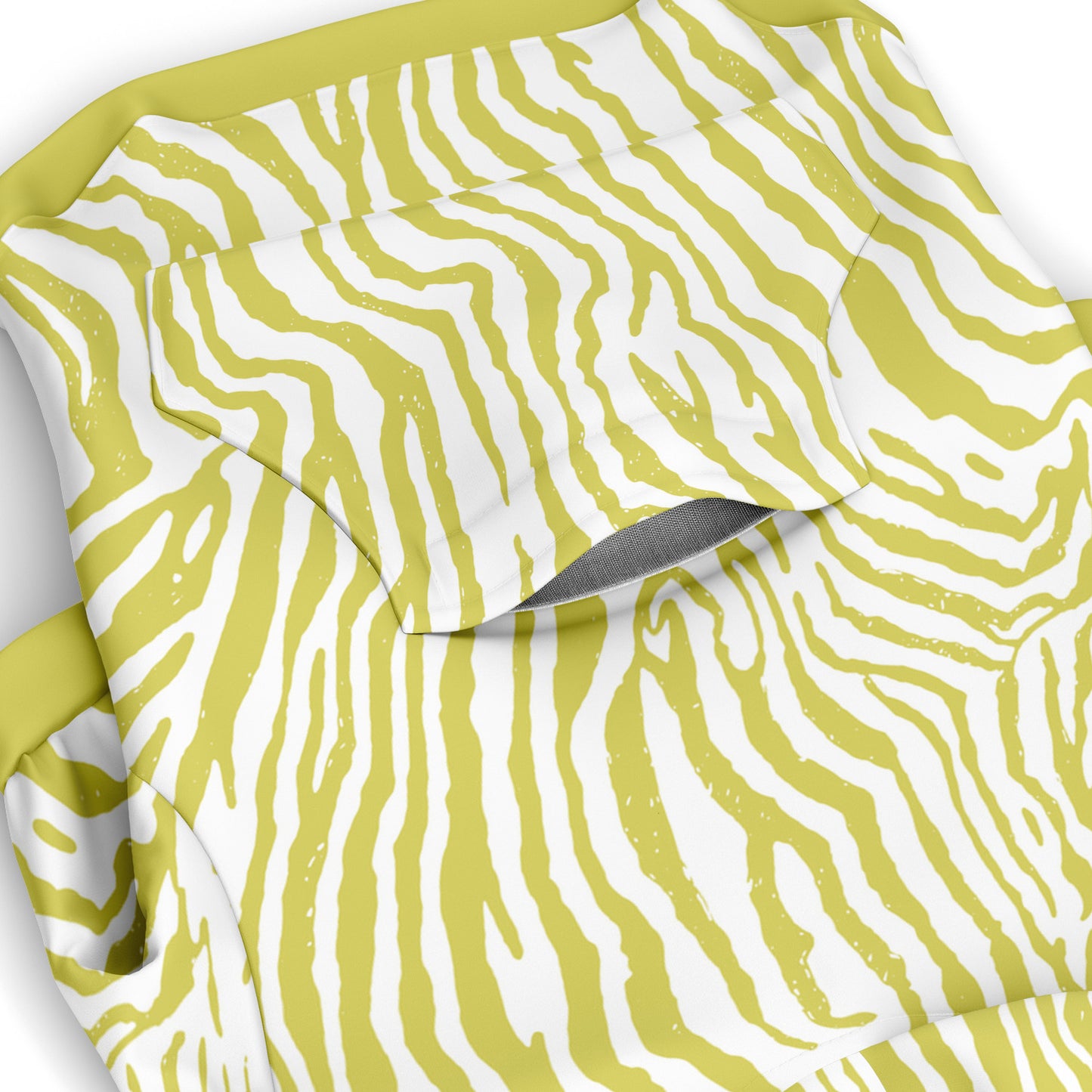 Pocket preview of Apple Zebra dog hoodie.