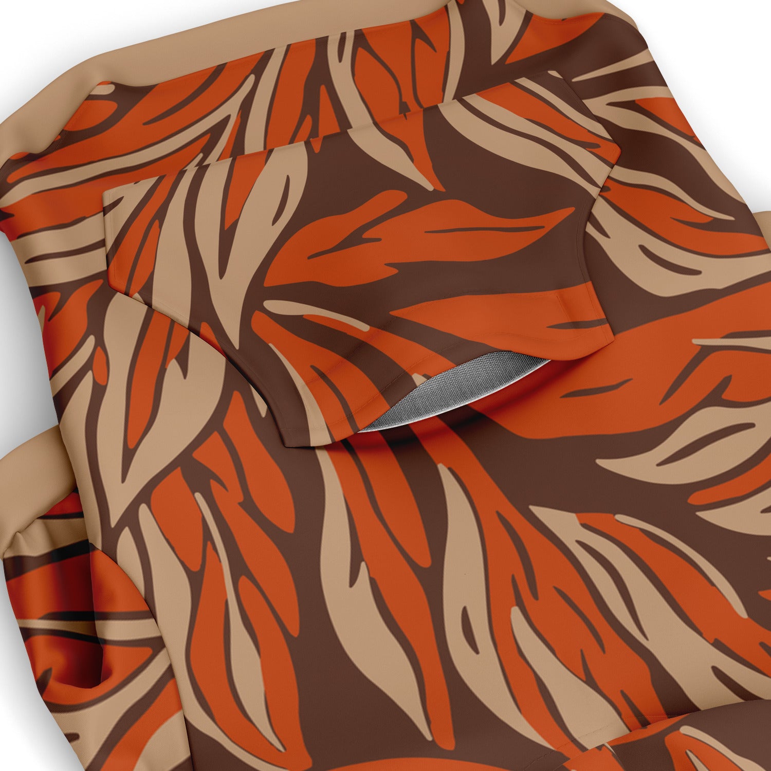 Pocket preview of Autumn Leaf dog hoodie.