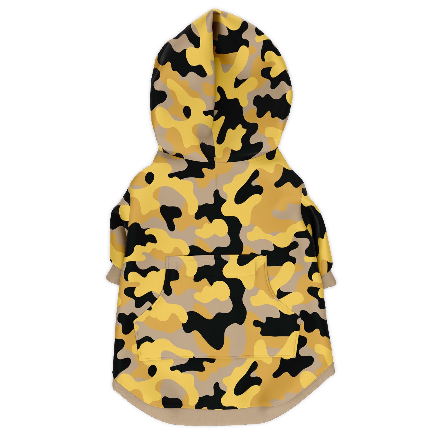 Back preview Bubblebum Camo dog hoodie.