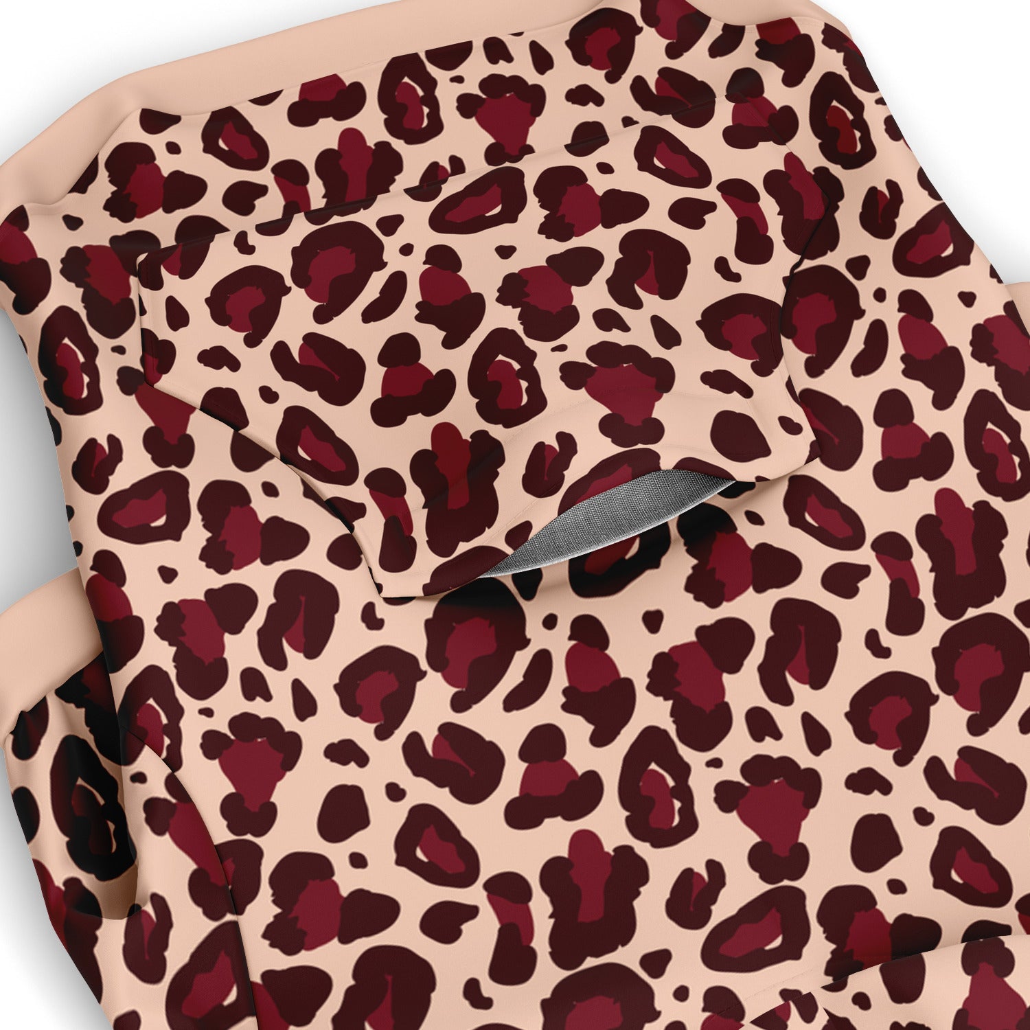 Pocket preview of Lipstick Leopard dog hoodie.