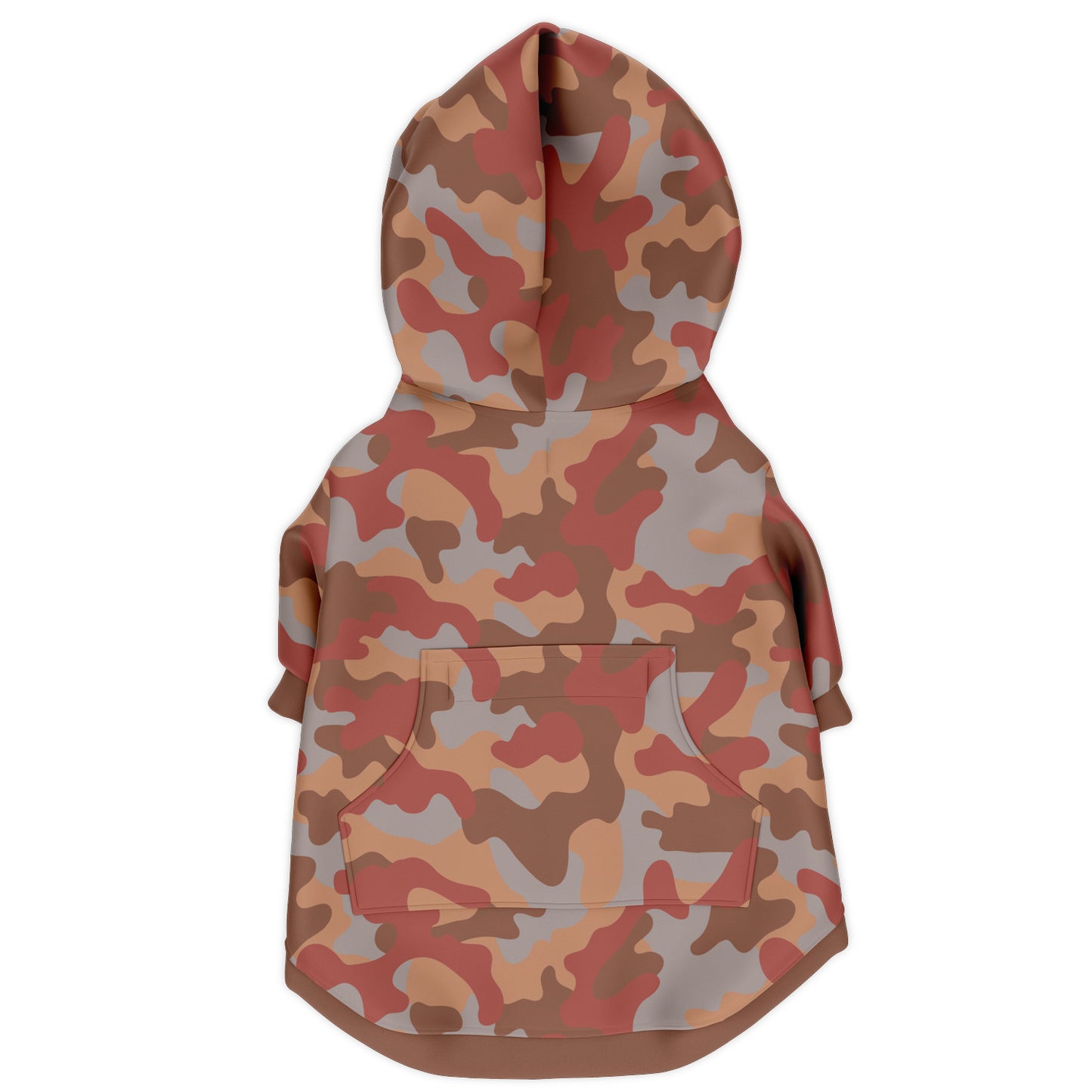 Back preview of Moon-Rock Camo dog hoodie.