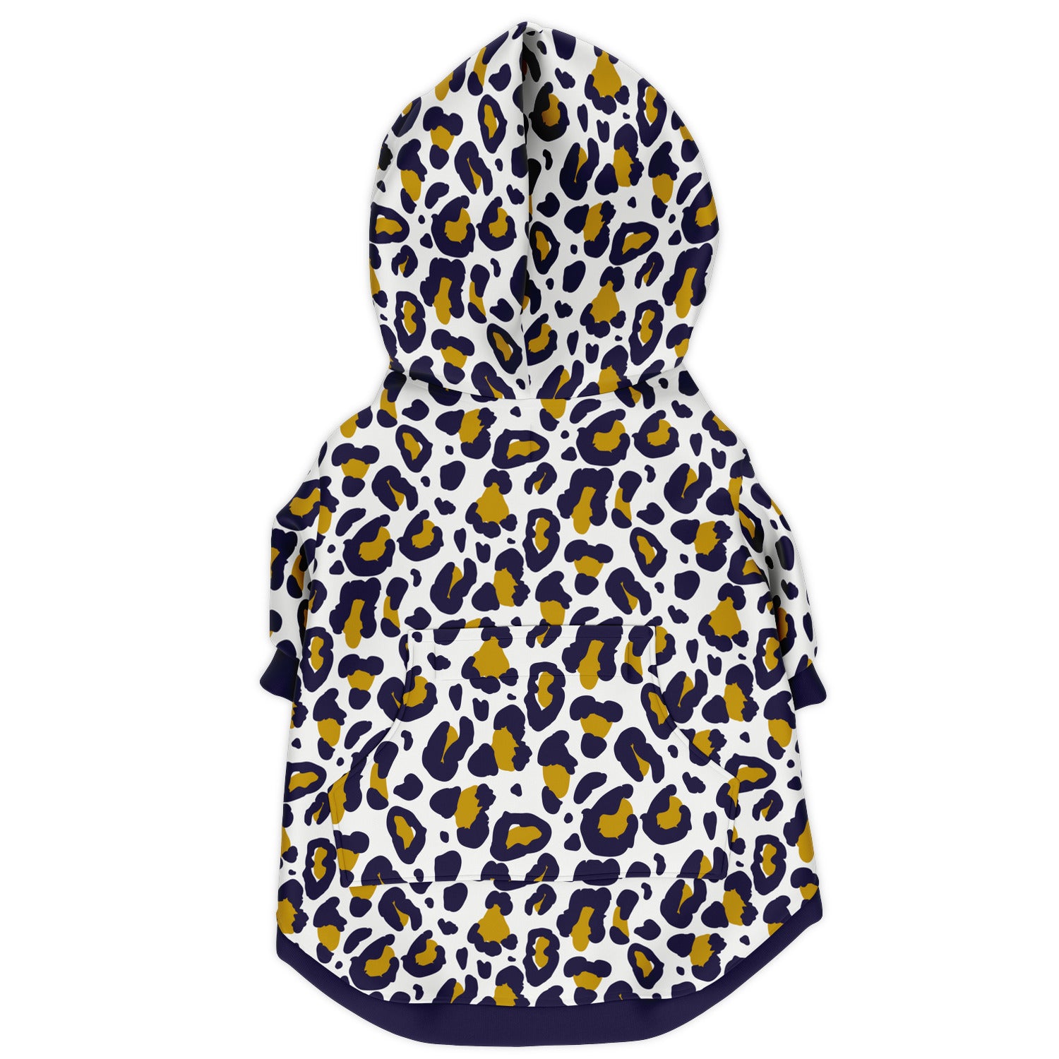 Back preview of Sailor Leopard dog hoodie.