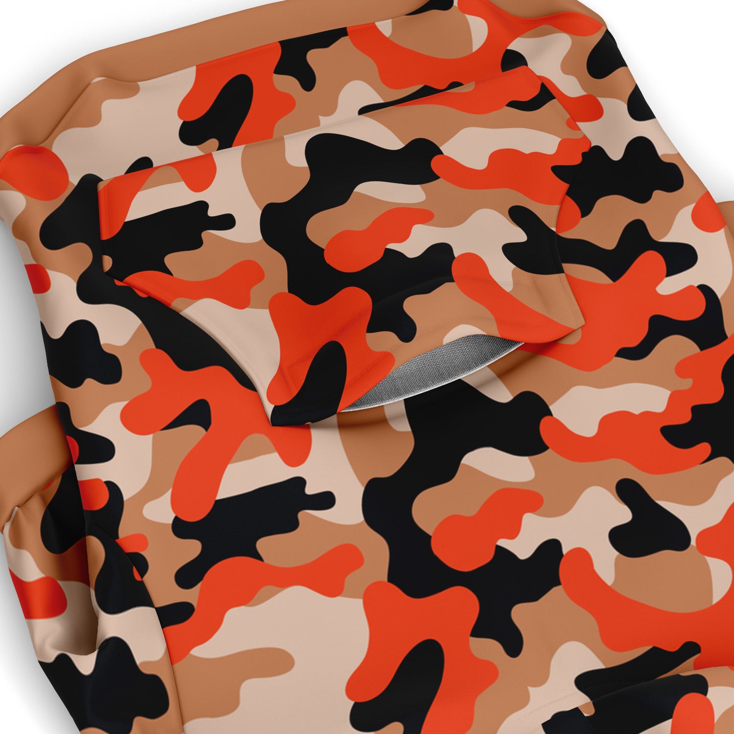 Pocket preview of Tiger-Sand Camo dog hoodie.