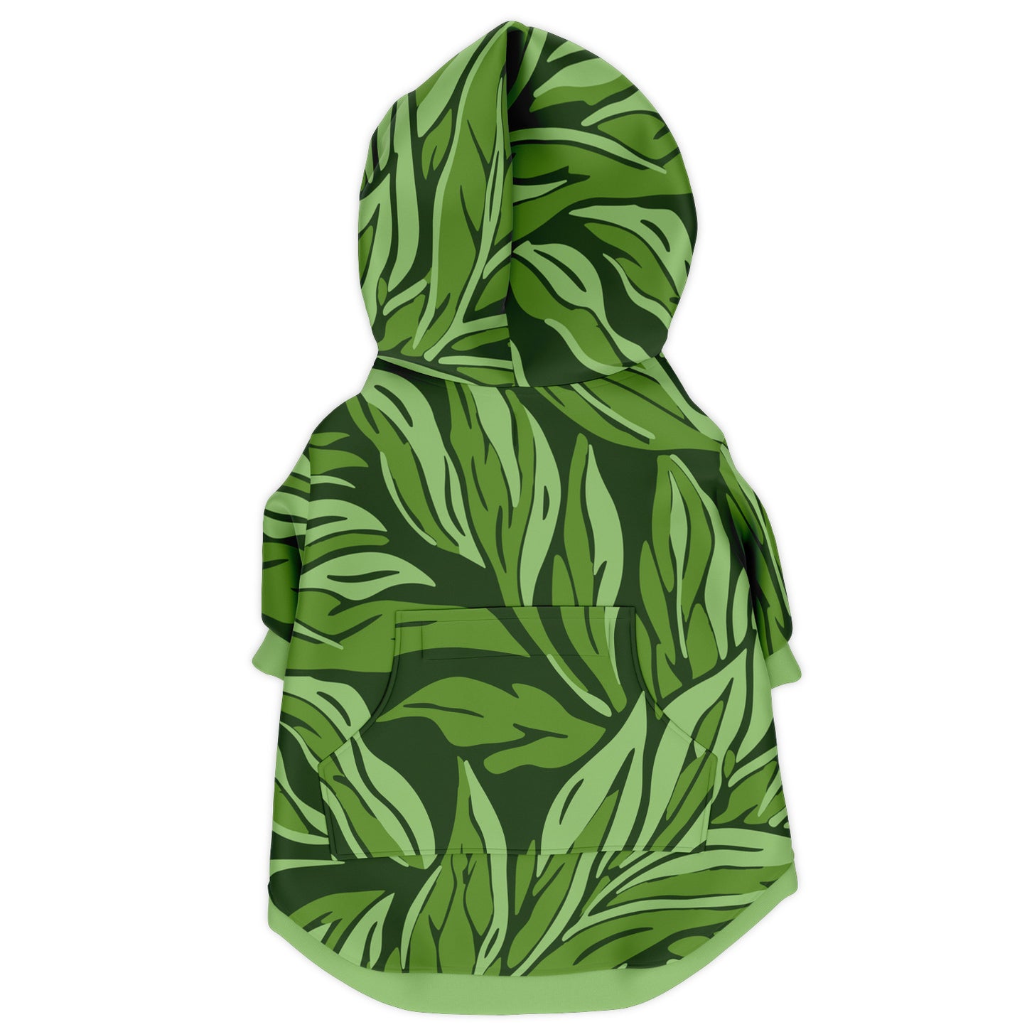 GREEN LEAF DOG HOODIE