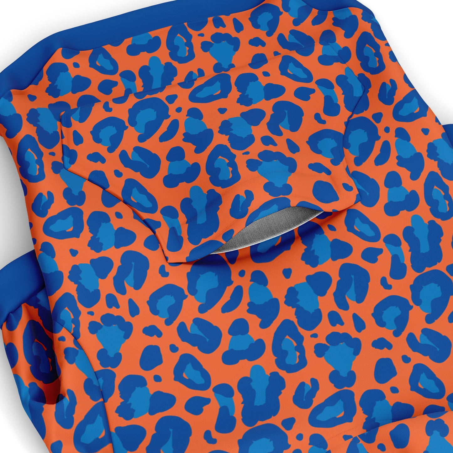 BLUE-EMBER LEOPARD DOG HOODIE