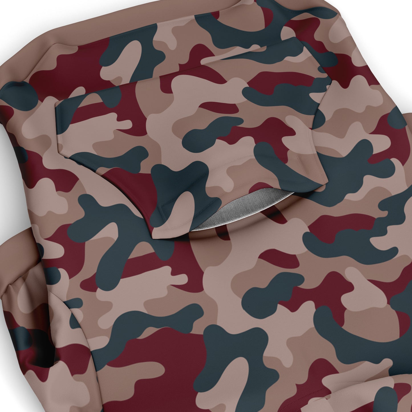 CRIMSON-DAWN CAMO DOG HOODIE