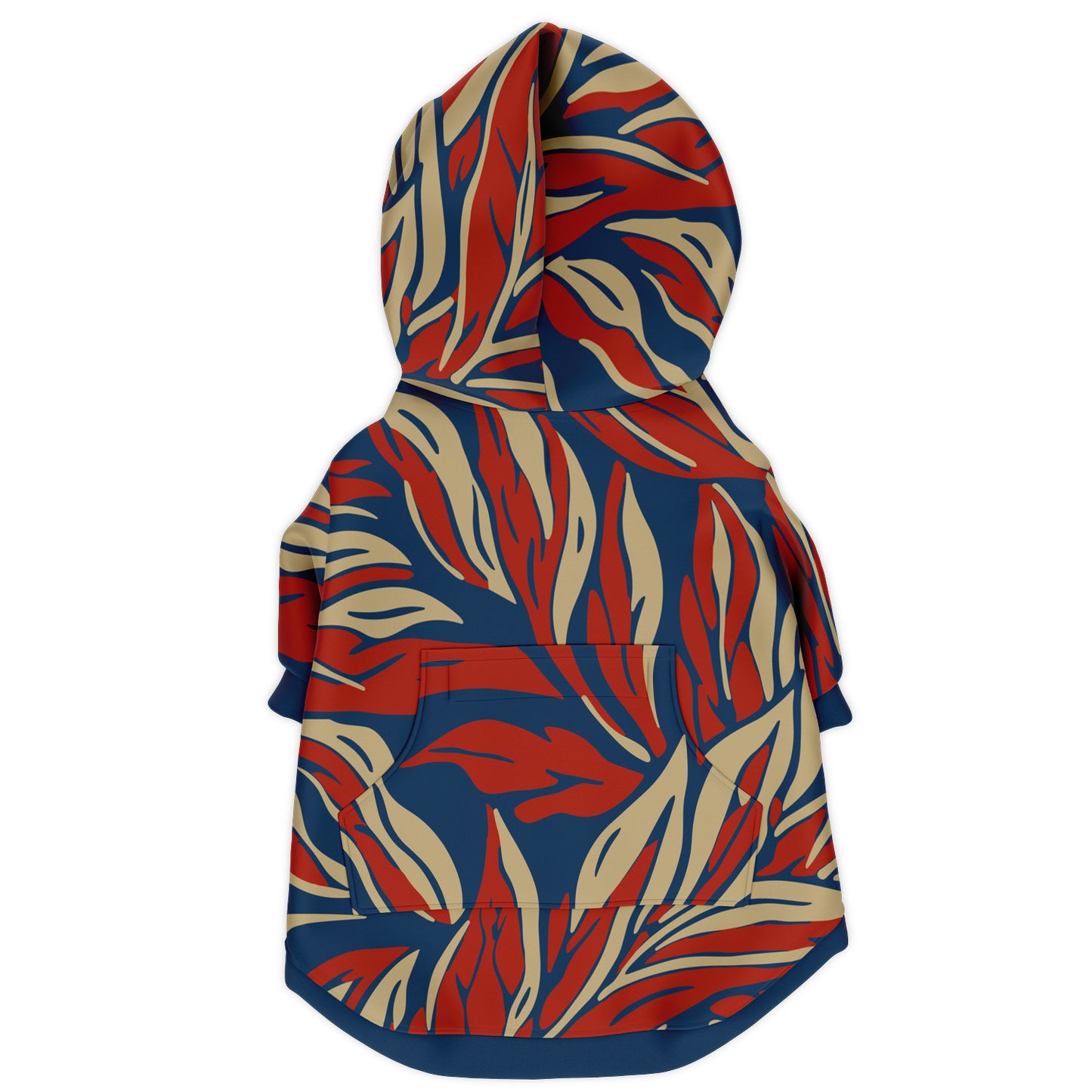 BLUE-FLAME LEAF DOG HOODIE