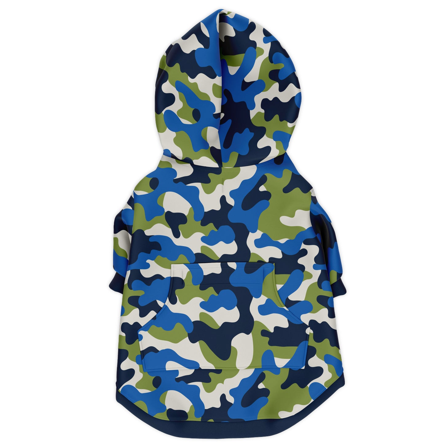 CORAL-GREEN CAMO DOG HOODIE